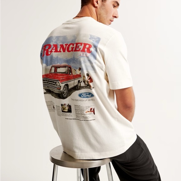 A&F- Ford Vintage-Inspired Graphic Tee - Picture 10 of 10
